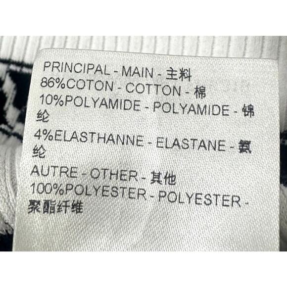 Louis Vuitton - Scallop Stripe Knit Crop Top - Milky White (NOT SOLD AS SET) - Picture 4 of 10